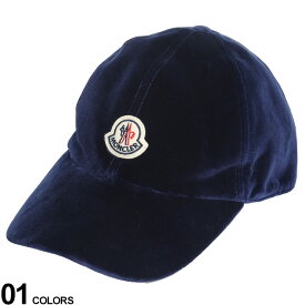 MONCLER (モンクレール) ベルベット ロゴ キャップブランド レディース キャップ 帽子 ベースボールキャップ MCL3B00025549SE