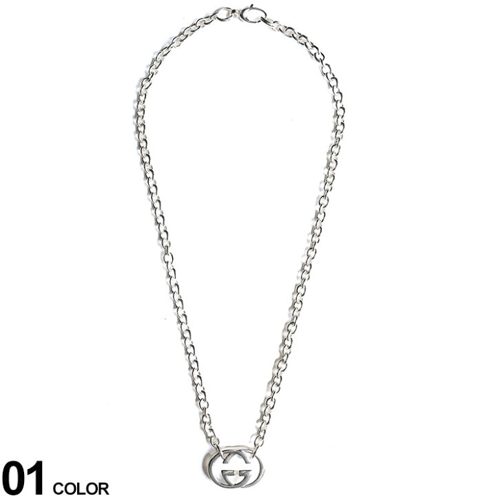 楽天市場】GUCCI (グッチ) インターロッキングG チェーン ネックレス  