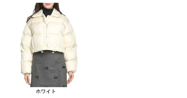 楽天市場】MIU MIU ミュウミュウ ロゴ総柄 フルジップ クロップド 