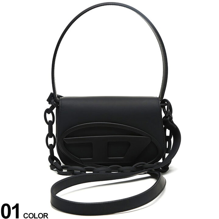 楽天市場】DIESEL (ディーゼル) ロゴ ショルダー ハンドバッグ 1DR M  