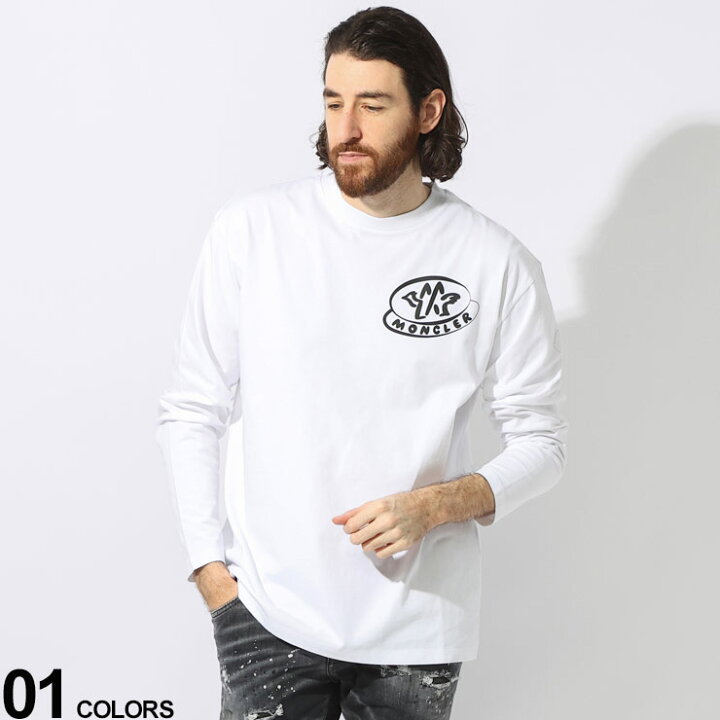 楽天市場】MONCLER (モンクレール) レタリングプリント 袖ロゴワッペン 