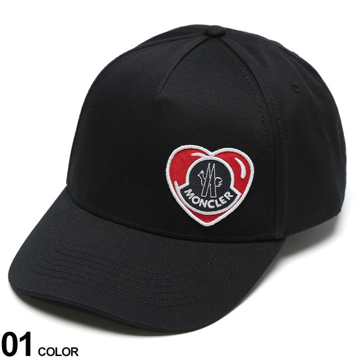 楽天市場】MONCLER (モンクレール) ハートロゴワッペン キャップ 