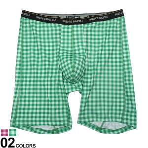 MEN'S BA-TSU (�����Y�o�c) �z������ �����`�F�b�N �O�� �G�`�P�b�g �����O�{�N�T�[�p���c BGT3306661052 �傫���T�C�Y �����Y ���� ���� �{�N�T�[ �p���c �O��