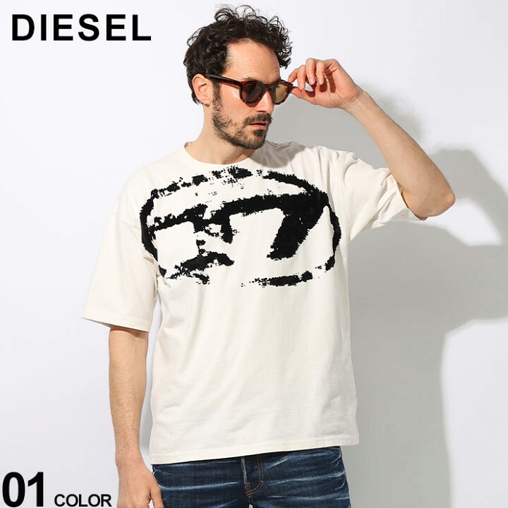楽天市場】DIESEL (ディーゼル) オーバルDロゴ フロッキープリント 