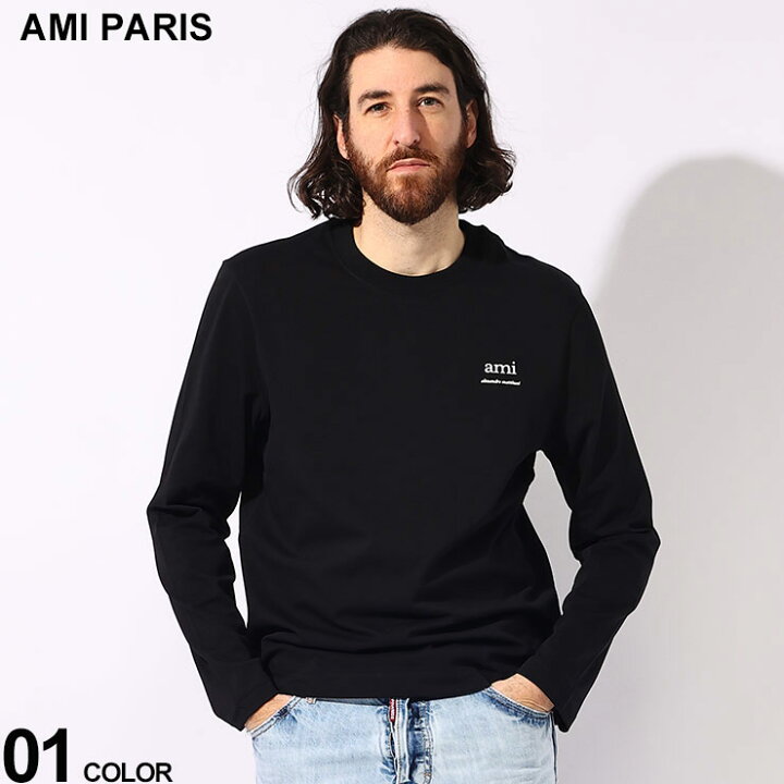 楽天市場】AMI PARIS (アミパリス) オーガニックコットン ワンポイント 