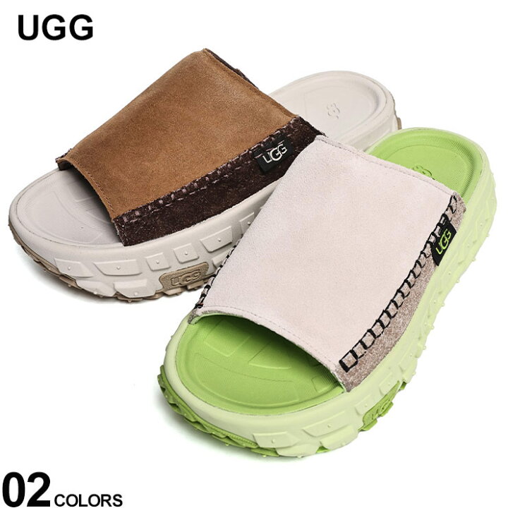 楽天市場】UGG (アグ) スエードアッパー 軽量ソール スライドサンダル 