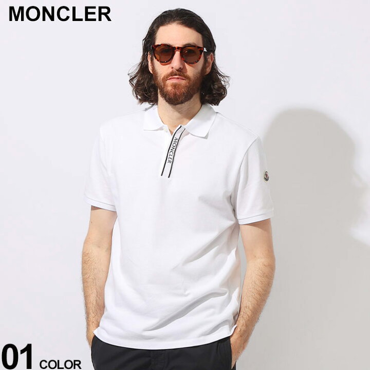 楽天市場】MONCLER (モンクレール) コットンピケ エンボスロゴ 半袖 