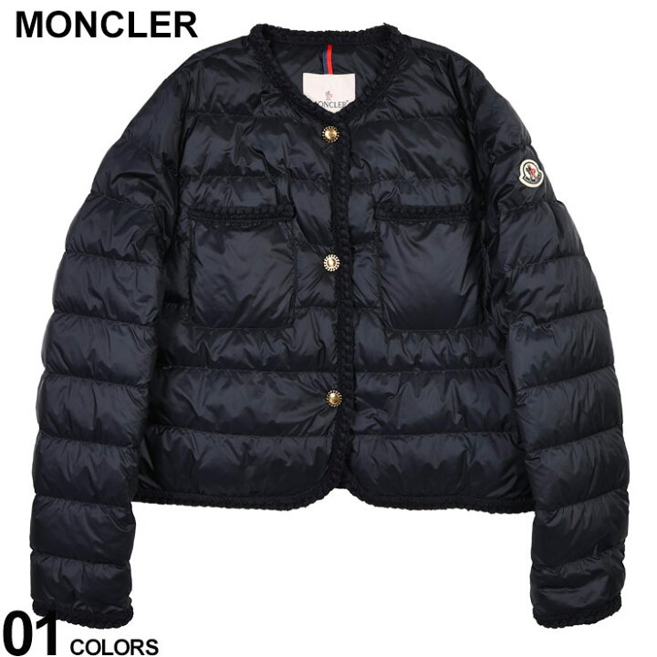 楽天市場】モンクレール MONCLER 編み込みトリム ゴールドボタン ノー 