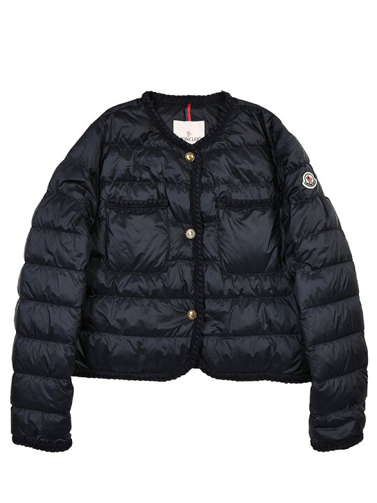 楽天市場】モンクレール MONCLER 編み込みトリム ゴールドボタン ノー 