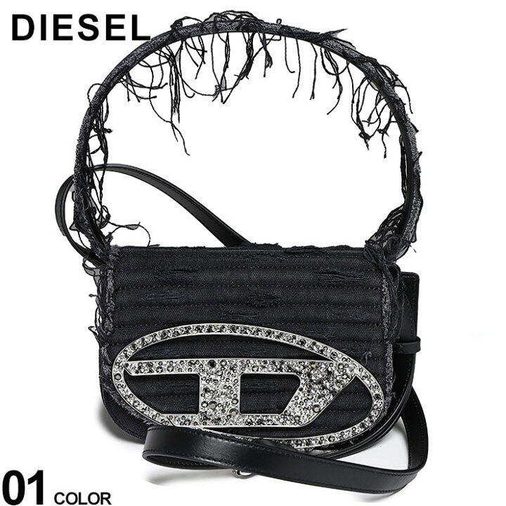 楽天市場】ディーゼル DIESEL フリンジディテール ストーンロゴ 2WAY 