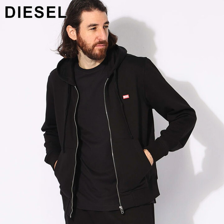 楽天市場】ディーゼル DIESEL コットンジャージー ワンポイントロゴ  