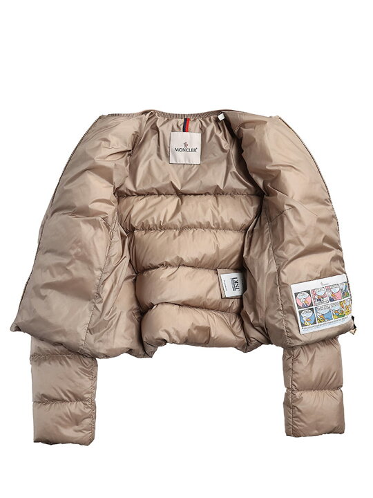 楽天市場】モンクレール MONCLER ノーカラー ショート ダウン 