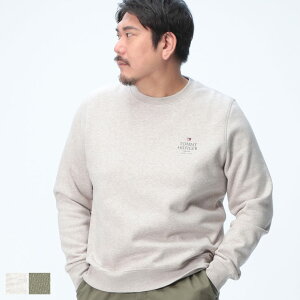 TOMMY HILFIGER g~[qtBK[ g[i[ 傫TCY Y N S N[lbN XEFbg gbvX  vI[o[ N H~ 1XL 2XL 3XL x[W I[u