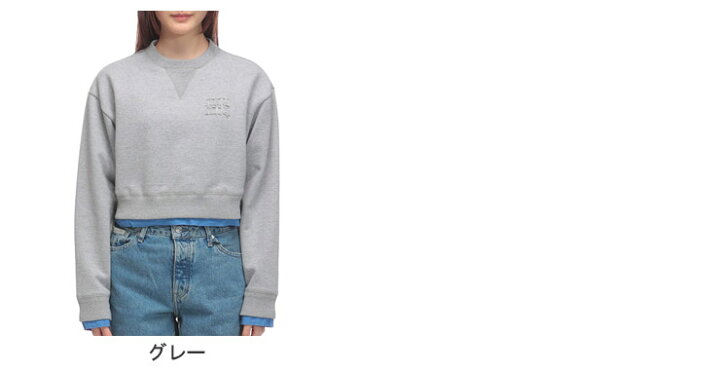 楽天市場】ミュウミュウ MIU MIU 異素材切り替え クルーネック  