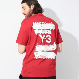 ワイスリー Y-3 U グラフィック バックロゴ クルーネック 半袖 Tシャツ U GFX Y3JN3751 ブランド メンズ 男性 トップス Tシャツ ティーシャツ Tee コットン プリントT