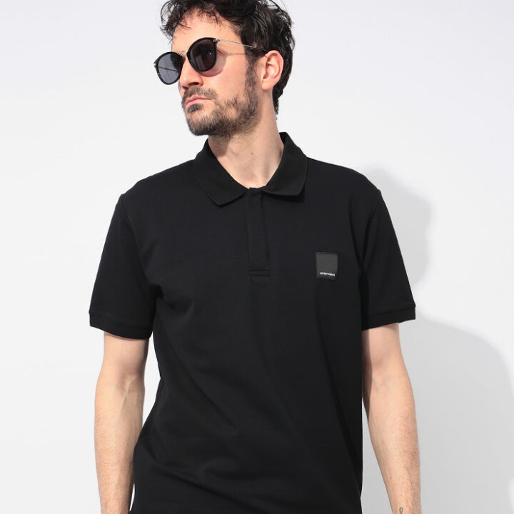 楽天市場】エンポリオアルマーニ EMPORIO ARMANI 胸ロゴ ハーフジップ 