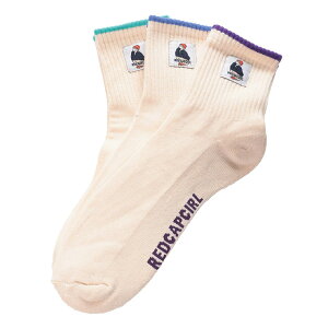 Red Cap Girl (���b�h�L���v�K�[��) ���S �u�����h�p�b�` �N�b�V�����p�C�� 3���Z�b�g Y�q�[�� �N�H�[�^�[�\�b�N�X BTAF2825A305 �傫���T�C�Y �����Y ���� �\�b�N�X �\�b�N�X �X�j�[�J�[�\�b�N�X