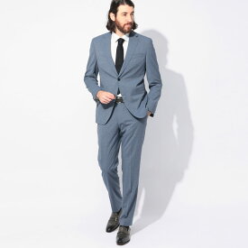 ヒューゴボス HUGO BOSS ストレッチウール シングル ノータック スーツ HBHG10269499 ブランド メンズ 男性 スーツ セットアップ ビジネス フォーマル