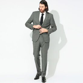 ヒューゴボス HUGO BOSS ナチュラルストレッチ ウール シングル ノータック スーツ HBJE10269056 ブランド メンズ 男性 スーツ セットアップ ビジネス フォーマル
