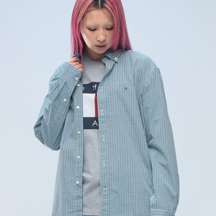 楽天市場】TOMMY HILFIGER トミーヒルフィガー 綿100％ ギンガム 