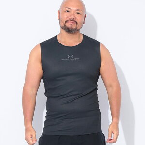 UNDER ARMOUR (アンダーアーマー) アイソチル ベント コンプレッション ノースリーブ シャツ 6001531 大きいサイズ メンズ トップス Tシャツ 半袖 スポーツ アウトドア 春 夏