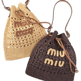 ミュウミュウ MIU MIU ウーブンファブリック ミニバッグ MIU5ND0162DO1 ブランド レディース バッグ 鞄 コンパクト