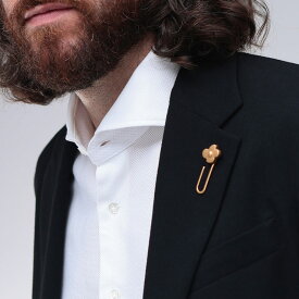 ラルディーニ LARDINI ブートニエール ゴールドピン LDFLWPINCN324 ブランド メンズ 男性 アクセサリー フォーマル ネクタイ