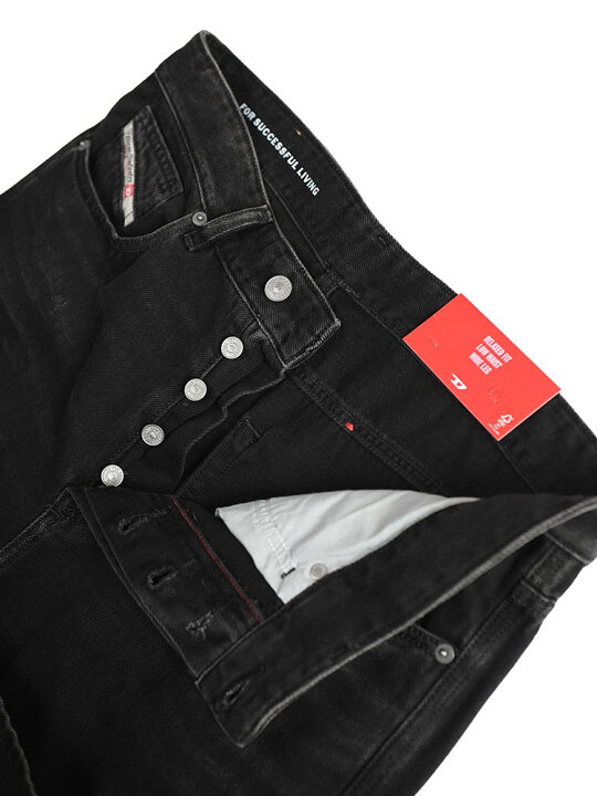 楽天市場】ディーゼル DIESEL ボタンフライ ワイド ジーンズ D-RISE 