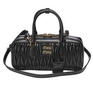 �~���E�~���E �n���h�o�b�O �� MIU MIU ���f�B�[�X 2way �o�b�O �V�����_�[�o�b�O �n���h�o�b�O ���U�[ �A���J�f�B �}�e���b�Z���U�[ �o�b�O MIU5BB148AN88 �u�����h �V���v�� ��l ���킢��