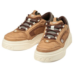 �t�F���f�B �X�j�[�J�[ �����Y FENDI ���S ���[�J�b�g �{�����[���\�[�� ���U�[ �X�j�[�J�[ FORCE �t�H�[�X FD7E1728ATTR �u�����h �V���[�Y �u���E��