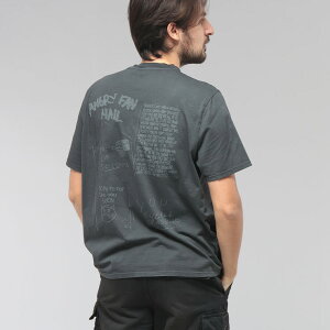 �A���[���K�V�[ OUR LEGACY �����Y T�V���c ���� �v�����g �N���[�l�b�N �J�b�g�\�[ Angry Fan Mail Print OLM2266BA �u�����h �g�b�v�X �R�b�g�� �t ��