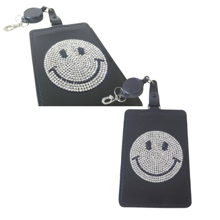 楽天市場】Smile Pass Caseキラキラデコスマイル ニコちゃんマーク 