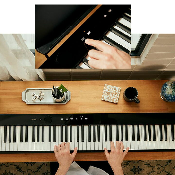 The SUPERB playing action of the Technics P50 electronic piano 