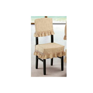 【送料無料】背付き椅子カバー ベージュ地模様 音符柄 ME-CK  ピアノ椅子カバー アルプス【名古屋のピアノ専門店】【AP】