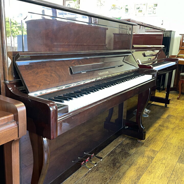 楽天市場】GRATIA グラチア PU120WSC【中古ピアノ】【アップライト  