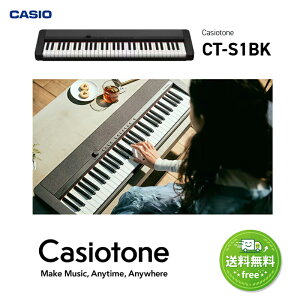 CASIO �J�V�I CT-S1 BK �i�� �u���b�N�j�y���ʗ��ĕt���z61���� �y�L�[�{�[�h�z �y�d�q�s�A�m�zCasiotone �J�V�I�g�[���@CTS1�y���������z�yCS�z