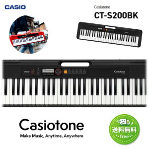 �y���������zCASIO �J�V�I�@CT-S200BK�@���@�L�[�{�[�h�yCS�z