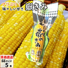 あなた嶽のきみ （真空パック） SSサイズ 5本/10本/20本/30本 青森県産 とうもろこし トウモロコシ 嶽きみ だけきみ ダケキミ コーン もろこし きび きみ 産地直送 岩木屋 送料無料