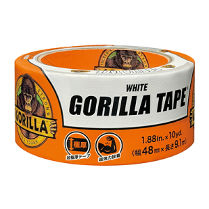 KURE�@�S�����e�[�v�@�z���C�g���͕�C�e�[�v�@No177748mm×9.1m×����0.43mmGORILLA TAPE