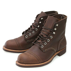 RED WING bhEBO 8111 Iron Ranger ACAW[ Yu[c V[gu[c 6C` ACAW EhgD {v vAbvU[ n[lX DCY AMBER Ao[