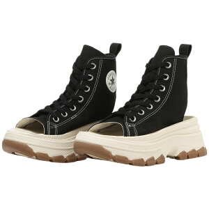CONVERSE �R���o�[�X ALL STAR TREKWAVE CUTOUT SANDAL ���f�B�[�X �W���j�A �T���_���X�j�[�J�[ �X�j�T�� �u���b�N���m�N���[�� �u���b�N �h�� ����T���_�� 2026�N�t�ă��f�� �I�[���X�^�[ �g���b�N�E