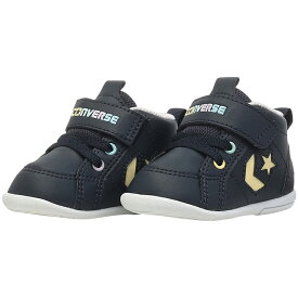 CONVERSE コンバース MINI INCHSTAR ベビーシューズ ネイビー/イエロー/ブルー first converse ミッドカットスニーカー ファーストシューズ 歩き始め 軽量 マジックベルト baby インファント向け ミニ インチスター 7SF284