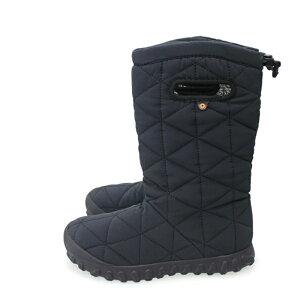 BOGS ボグス B-MOC HIGH ロングブーツ レディース カジュアル 防水 保温性 耐久性 防滑 滑りにくい 雪寒地 スノーブーツ ウィンターブーツ 雪の日 ボア ブラック B-モック ハイ 78940S