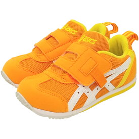 【5月は全品P10倍!要エントリー】アシックス asics 1144A258 アイダホ MINI KT-ES 3 キッズ ジュニア スニーカー チャイルドシューズ 子供靴 運動靴 1本ベルト 女の子 男の子 足にやさしい 通気性 消臭 抗菌 新色 スクスク SUKUSUKU ライトオレンジ