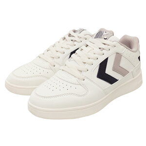 hummel ヒュンメル ST.POWER PLAY WMNS レディース ローカットスニーカー スポーツカジュアル 紐靴 レースアップ 普段履き シンプル ホワイト/ローズダスト(9780) ホワイト/シルバークラウド(9088) HM222