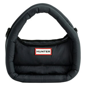 HUNTER n^[ FRAMED PUFFER MINI HOBO tCh pt@[ ~j z[{[ Y fB[X obO  | ΂߂ NX{fB nhobN jp JWA ^E[X Black UBX3711K