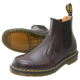 【4月は全品P10倍!要エントリー】Dr.Martens ドクターマーチン 2976 YS チェルシーブーツ レディース メンズ ユニセックス ショートブーツ CHELSEA BOOT サイドゴアブーツ カジュアル Airwair レザー SMOOTH 本革 BURGUNDY バーガンディ 27280626