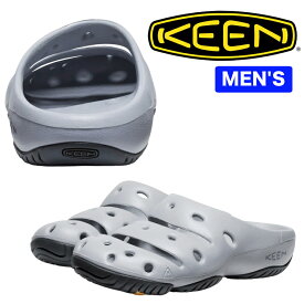 【4月は全品P10倍!要エントリー】KEEN キーン YOGUI ヨギ 1028522 メンズ ハイパフォーマンスクロッグ Alloy/Alloy 超軽量 サンダル リラックスシューズ カジュアル デイリー アウトドア アフタースポーツシューズ 普段履き 定番モデル オールシーズン アロイ