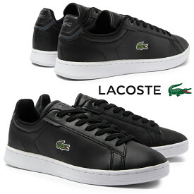 【4月は全品P10倍!要エントリー】LACOSTE ラコステ CARNABY PRO BL23 1 SMA メンズ ローカットスニーカー 45SMA0110 ブラック/ホワイト(312) スポーツカジュアル レザー BLACK 紐靴 レースアップ 普段履き カーナビー スポーティ