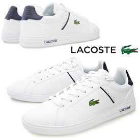 【4月は全品P10倍!要エントリー】LACOSTE ラコステ EUROPA PRO 123 1 SMA メンズ ローカットスニーカー 45SMA0116 ホワイト/ネイビー(042) スポーツカジュアル WHITE 紐靴 レースアップ 普段履き エウロパ スポーティ